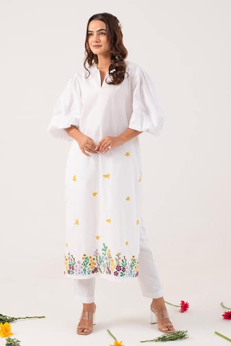 Ekavira Maya Embroidered Kurta With Pant 