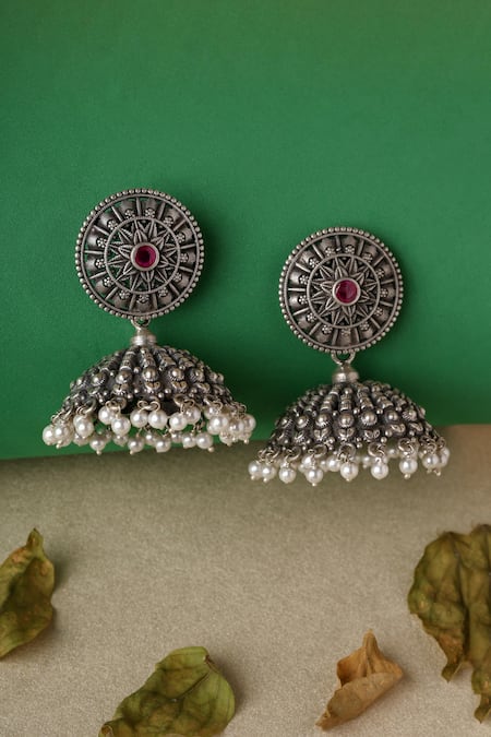 Mero Jewellery Floral Top Jhumkas 