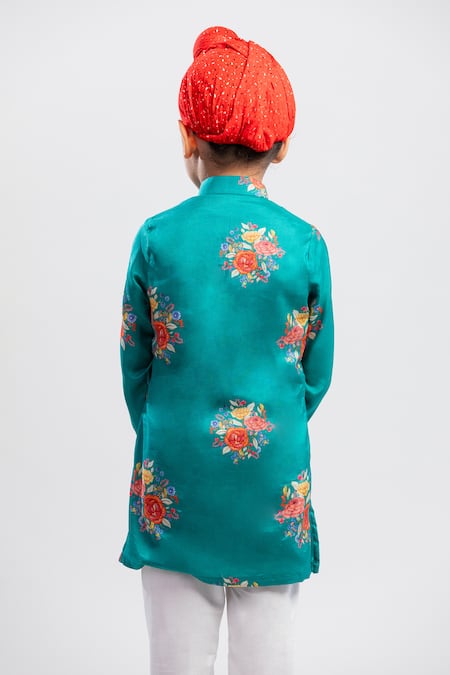 MR Brat Floral Print Kurta Set 