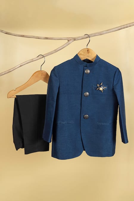 Minikin Brooch Placement Embellished Prince Coat Set 