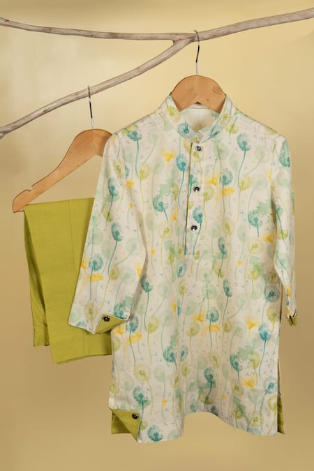 Minikin Floral Print Kurta Set 