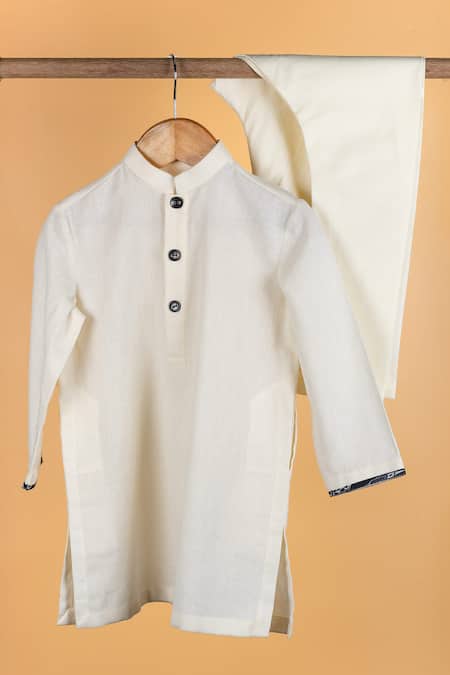 Minikin Tribal Print Bundi & Kurta Set 