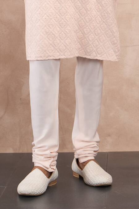 Arjan Dugal Pink Georgette Embroidery Floral Orchid Thread Straight Kurta With Churidaar Online at Aza Fashions Arjan Dugal_Pink Georgette Embroidery Floral Orchid Thread Straight Kurta With Churidaar _Online_at_Aza_Fashions