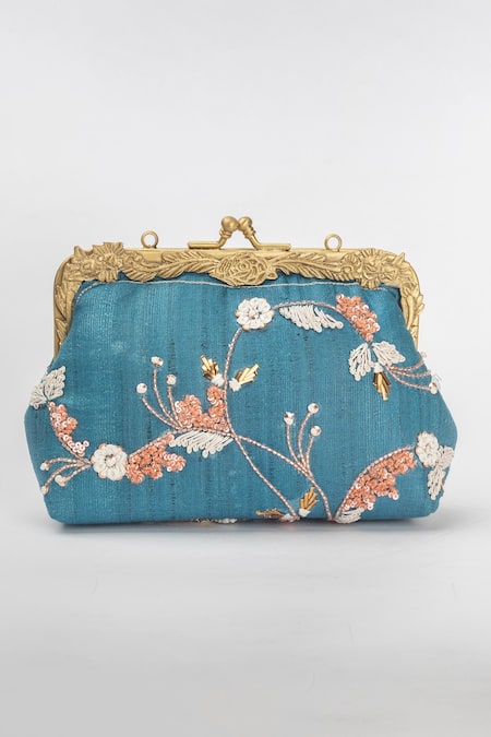 Vareli Bafna Shehazadi Embroidered Clutch 