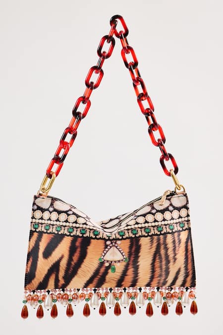 The Garnish Company Sher Animal Print Bag 