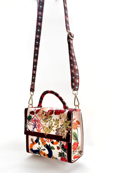 The Garnish Company Nyoka Blossom Print Bag 