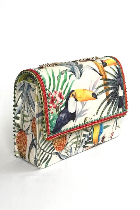 The Garnish Company Sumatra Printed Sling Bag 