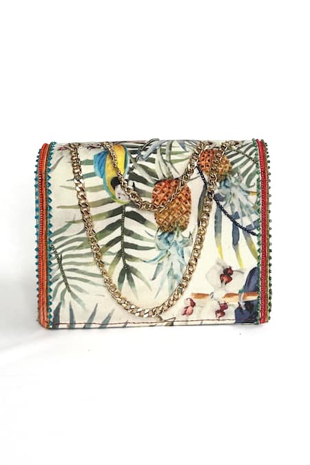 The Garnish Company Sumatra Printed Sling Bag 