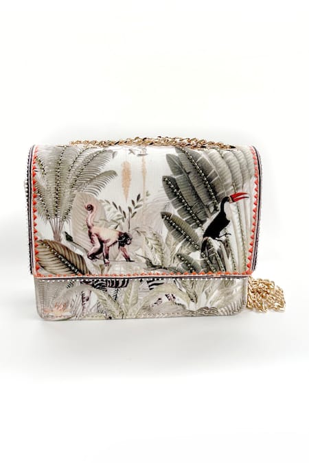 The Garnish Company Moonlit Mangroove Print Sling Bag 