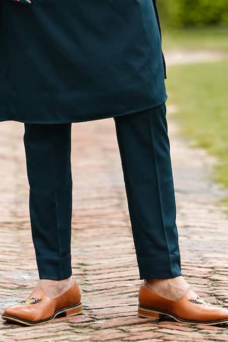 Buy Courtyard By Abhi Green Lycra Embroidery, Cut Work, Sequins, Zari Floral Bundi And Kurta Set Online at Aza Fashions Buy_Courtyard By Abhi_Green Lycra Embroidery, Cut Work, Sequins, Zari Floral Bundi And Kurta Set _Online_at_Aza_Fashions