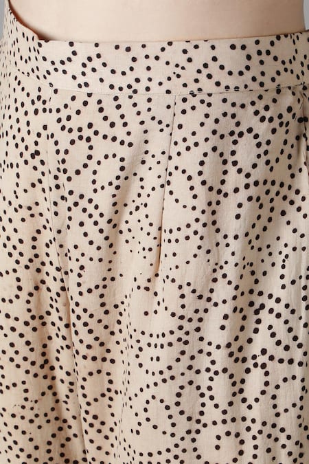 Sheeshakari Brown Silk Mirrors Split V-neck And Tikki Work Kurta Pant Set Online at Aza Fashions Sheeshakari_Brown Silk Mirrors Split V-neck And Tikki Work Kurta Pant Set _Online_at_Aza_Fashions