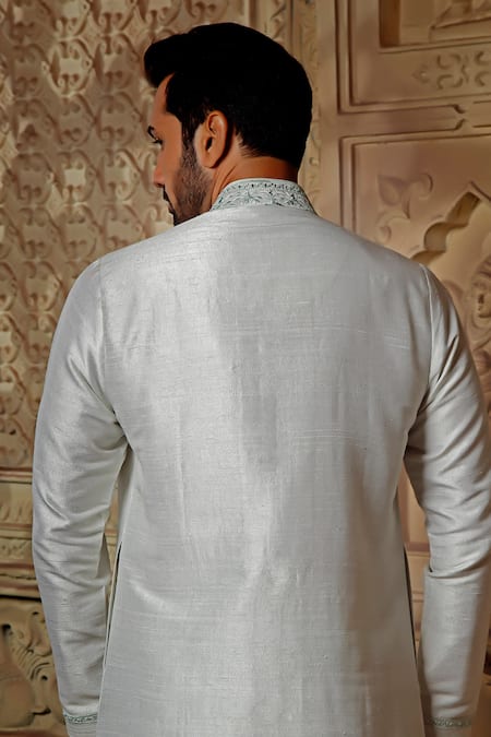 Vanshik Resham Embroidered Kurta With Pant 