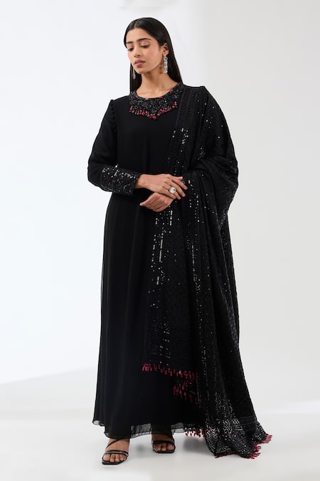 Rabani & Rakha Ayat Stone Embroidered Kurta Set 