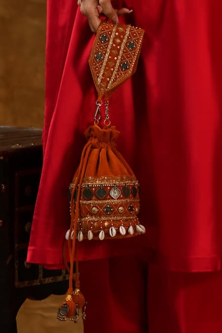 Ekavira Tribal Embroidered Potli 