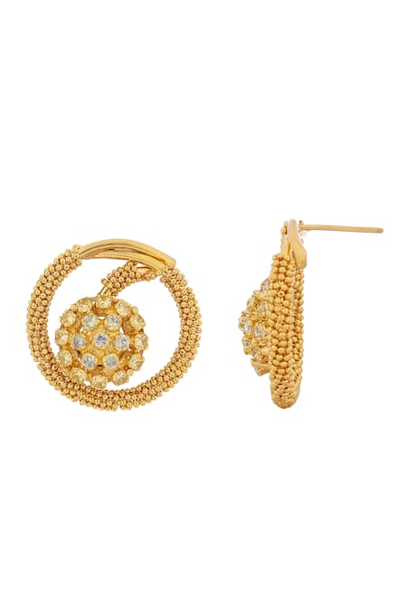Itrana Marigold Blossom Studs 