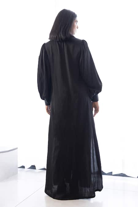 Studio Surbhi Floral Embroidered Shirt Dress 