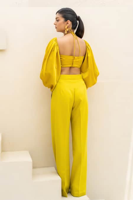 Itsish Svana Embroidered Top With Pant 