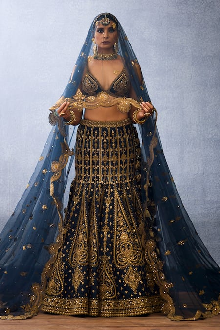 Torani Bhadra Nalika Zardozi Embroidered Lehenga Set 