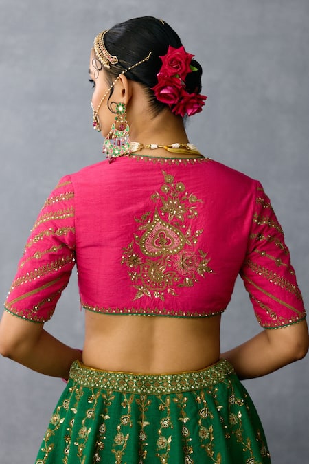 Torani Mayuri Srisa Embroidered Bridal Lehenga Set 