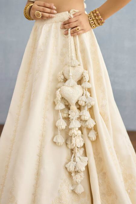 Buy Torani Ivory Organza, Jersey Beads, Zari, Pearls Mehre Zara Embroidered Lehenga Set Online at Aza Fashions Buy_Torani_Ivory Organza, Jersey Beads, Zari, Pearls Mehre Zara Embroidered Lehenga Set _Online_at_Aza_Fashions