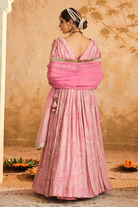 Blooming Threads Chintz Flora Print Lehenga Set 