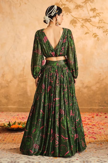 Blooming Threads Chintz Floral Print Lehenga Set 