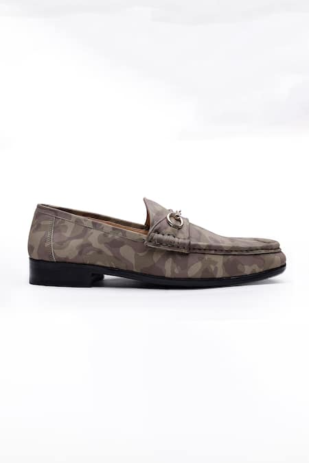 Shutiq_Grey Camouflage Reed Pattern Shoes _Online_at_Aza_Fashions