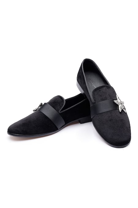 SHUTIQ Star Cummerbund Embellished Shoes 