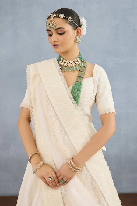 Buy Torani Ivory Organza, Jersey Sequins, Maahe Sanyah Threadwork Bridal Lehenga Set Online at Aza Fashions Buy_Torani_Ivory Organza, Jersey Sequins, Maahe Sanyah Threadwork Bridal Lehenga Set _Online_at_Aza_Fashions