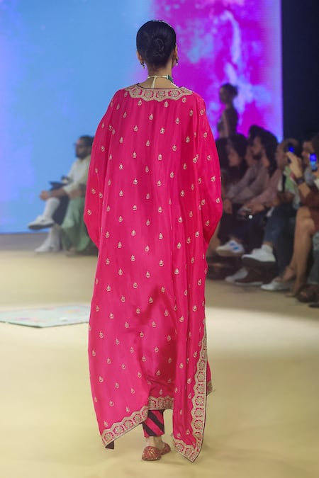 Punit Balana Floral Marodi Kaftan Set With Churidar 