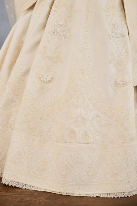 Buy Torani Ivory Organza, Jersey Embroidery, Maahe Mumtaz Floral Lehenga Blouse Set Online at Aza Fashions Buy_Torani_Ivory Organza, Jersey Embroidery, Maahe Mumtaz Floral Lehenga Blouse Set _Online_at_Aza_Fashions