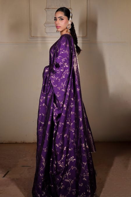 Safaa Meral Floral Butti Anarkali With Dupatta 