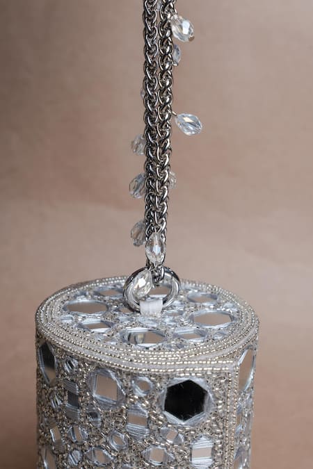 Buy Nayaab By Sonia Silver Mirrors, Zari Aynali Boshkeh Embroidered Potli Bag Online at Aza Fashions Buy_Nayaab By Sonia_Silver Mirrors, Zari Aynali Boshkeh Embroidered Potli Bag _Online_at_Aza_Fashions