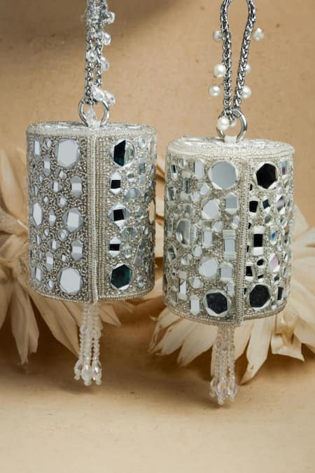 Shop Nayaab By Sonia Silver Mirrors, Zari Aynali Boshkeh Embroidered Potli Bag Online at Aza Fashions Shop_Nayaab By Sonia_Silver Mirrors, Zari Aynali Boshkeh Embroidered Potli Bag _Online_at_Aza_Fashions