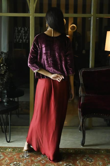 Shorshe Clothing Shabana Sequin Embroidered Top 