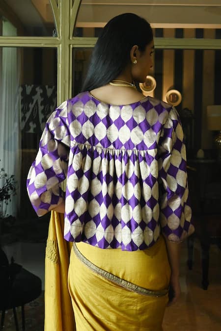 Shorshe Clothing Geometric Pattern Blouse 