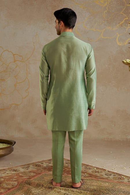 Chhavvi Aggarwal Gota Lace Embroidered Kurta & Pant Set 