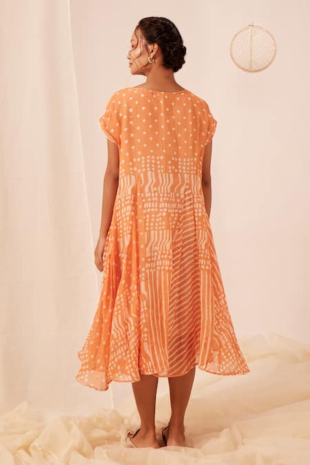 EK Katha Batik Print Dress 