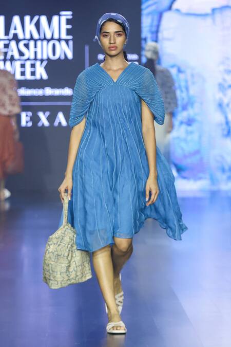 EK Katha Cord Embroidered Dress 