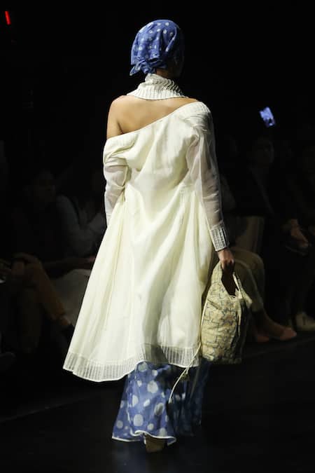 EK Katha Cord Embroidered Bustier & Mermaid Skirt Set 