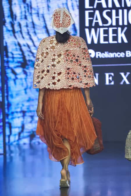 EK Katha Batik Print Cape 