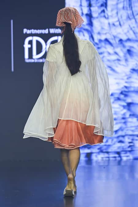 EK Katha Ombre Embroidered Dress 