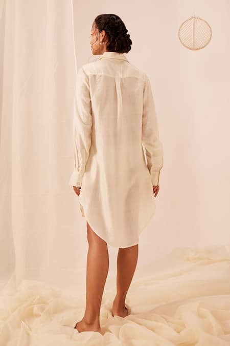 EK Katha Batik Print Cutwork Shirt 