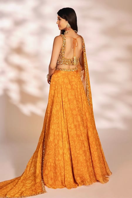 Kiyohra Flower Print Skirt Set 