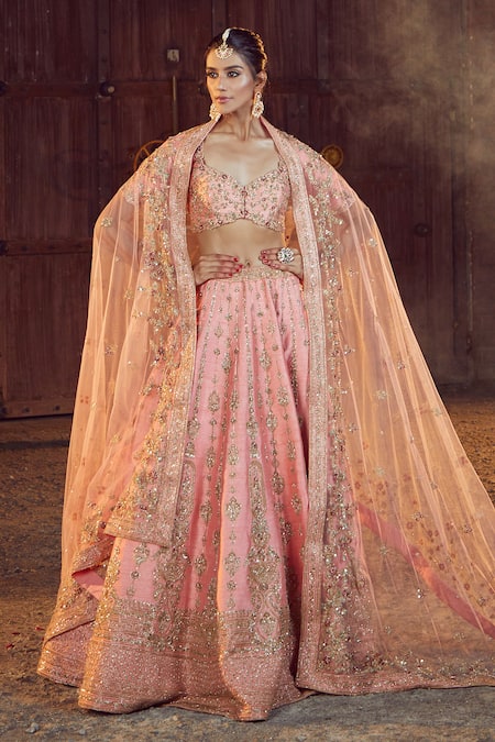 Azeera Prachi Zardozi Embroidered Bridal Lehenga Set 