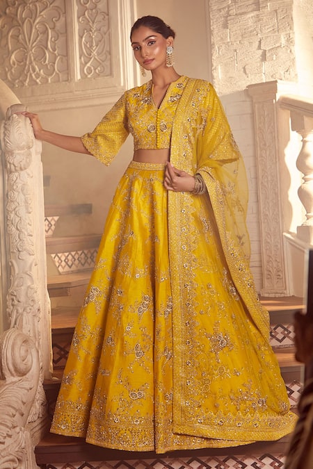 Azeera Tanvee Zardozi Embroidered Lehenga Set 