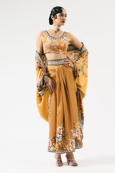 Rajdeep Ranawat Floral Print Blouse 