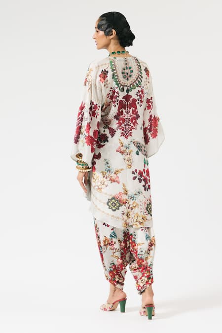 Rajdeep Ranawat Inayat Floral Print Kaftan Dress 