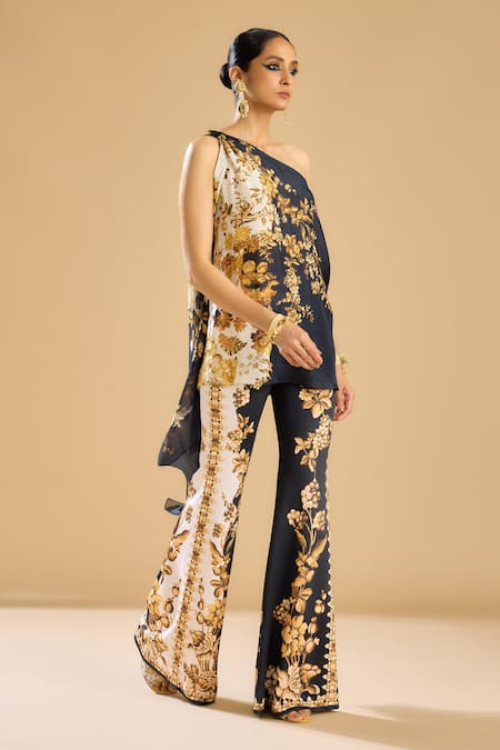 Rajdeep Ranawat Barika Floral Print Pant 