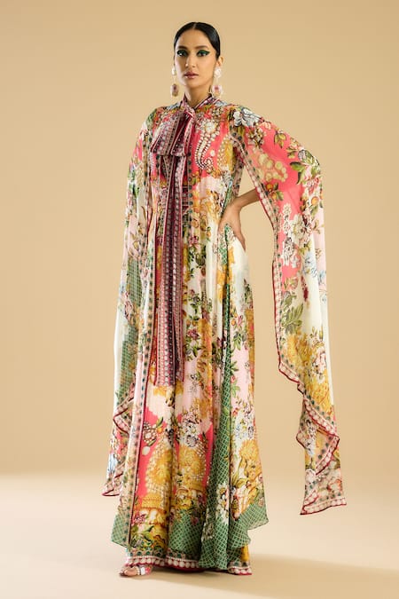 Rajdeep Ranawat Benazir Vintage Floral Print Jumpsuit 